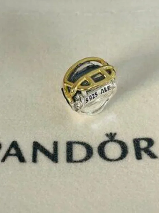 Pandora Arizona Cardinals Football Helmet Bead Charm Pendant - Picture 2 of 4